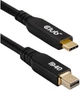 Kabel Club 3D USB-C - Mini DisplayPort 2.1 DP40 2 m Black (CAC-1561) - obraz 1