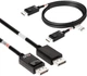 Kabel Club 3D DisplayPort 2.1 1.2 m Black (CAC-1091) - obraz 4