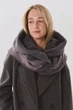 Каптур з плащівки на штучному хутрі сірий теплий - зображення 10