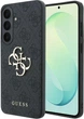 Etui na smartfon Samsung Galaxy S26 FE Guess Leather 4G Metal Logo Black (GUHCS26FE4GMGGR) - obraz 1
