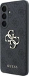 Etui na smartfon Samsung Galaxy S26 FE Guess Leather 4G Metal Logo Black (GUHCS26FE4GMGGR) - obraz 3