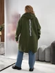 Толстовка на молнии утеплена женская ELFBERG VM-639 56-58 Хаки (2000001040577) - изображение 2
