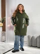 Толстовка на молнии утеплена женская ELFBERG VM-639 56-58 Хаки (2000001040577) - изображение 6