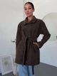 Куртка из искусственной кожи женская ELFBERG IN-8912 44 Мокко (2000001014233) - изображение 1