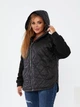 Куртка демисезонная с капюшоном женская ELFBERG VM-511 48-50 Черная (2000001037652) - изображение 3