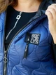 Теплый жилет длинный женский ELFBERG VM-525 52-54 Джинсовый (2000001038505) - изображение 7