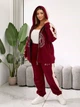 Спортивный костюм женский ELFBERG VM-895 56-58 Бордовый (2000001042823) - изображение 5