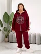 Спортивный костюм женский ELFBERG VM-895 56-58 Бордовый (2000001042823) - изображение 6