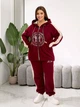 Спортивный костюм женский ELFBERG VM-895 52-54 Бордовый (2000001042816) - изображение 8