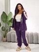 Спортивный костюм женский ELFBERG VM-895 56-58 Сливовой (2000001042885) - изображение 4