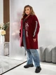 Толстовка на молнии утеплена женская ELFBERG VM-639 56-58 Бордовая (2000001040454) - изображение 3