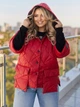 Куртка демисезонная женская ELFBERG MAR-0555 60-62 Красная (2000001069561) - изображение 4