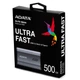 Внешний Adata SSD Elite SE880 500 ГБ USB 3.2 Gen 2x2 Grey (4711085935786) - изображение 3