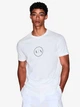 Футболка хлопковая длинная мужская Armani Exchange 776369374 2XL Молочная (1163206604) - изображение 1