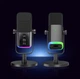 Мікрофон Fifine AM8, Black, USB / 3,5 мм jack / XLR, підключення дротове, підсвічування, - 50 дБ, кабель 2 м, настільна підставка - изображение 4