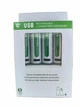 Аккумуляторные батарейки AA 4 шт • Li-Ion 2000 мАч / 3000 mWh, 1,5 В, USB Type-C, до 1000 циклов, кейс - изображение 4