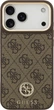 Etui na smartfon Apple iPhone 18 Pro Max/17 Pro Max Guess 4G Strass Logo MagSafe Brown (GUHMP18XP4GRMDEW) - obraz 2