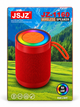 Портативная Bluetooth-колонка 5 Вт с RGB-подсветкой красная (JZ-1160) - изображение 3