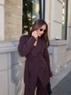 Костюм деловой женский ELFBERG SP-7098 42-44 Шоколадный (2000001096222) - изображение 9