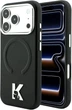 Etui na smartfon Apple iPhone 18 Pro Max/17 Pro Max Karl Lagerfeld Grained Embossed Ring & Kameo Logo MagSafe Black (KLHMP18X6PWBKECK) - obraz 1