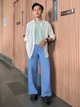 Брюки женские Uniqlo 95865816 XL Голубые (1163258952) - изображение 6