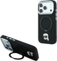 Etui na smartfon Apple iPhone 18 Pro/17 Pro Karl Lagerfeld with Ring Stand 360 Karl Head Pin MagSafe Black (KLHMP18LPSRSKLHK) - obraz 7
