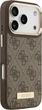 Etui na smartfon Apple iPhone 18 Pro/17 Pro Guess 4G Logo Plate MagSafe Brown (GUHMP18LU4GPRW) - obraz 4