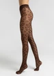 Колготки жіночі з леопардовим принтом Giulia LEO 20 (1) 4 Brown-coffee, коричневі колготи з тваринним принтом, стильні - зображення 3