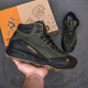 Зимові шкіряні кросівки, спортивні черевики Merrell Intercept Green Olive 40 - зображення 2