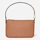 Сумка клатч женская из натуральной кожи маленькая Michael Kors 169206907 Коричневая (1163244999) - изображение 2
