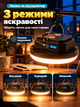 Фонарь аккумуляторный светодиодный LED светильник на аккумуляторе туристический портативный магнитный подвесной фонарик лампа - изображение 4