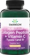 Kolagen hydrolizowany Swanson Hydrolyzed Collagen Peptides + Vitamin C typ I i III 250 tabletek (87614118284) - obraz 1
