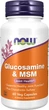 Glukozamina i MSM na stawy i więzadła NOW Glucosamine & MSM 60 kapsułek wegetariańskich (733739032782) - obraz 1