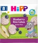 Органічні рисові хлібці HiPP з чорницею і яблуком 30 г (9062300132684/4062300376205) - зображення 1
