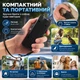 Відлякувач собак ультразвуковий професійний потужний пристрій для відлякування псів з ліхтариком та режимом дресирування - зображення 3