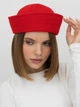 Шляпа женская Vilss Forbici Sailor Empty VL-2214-065-E 56-57 см Красная - изображение 4