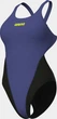 Купальник слитный для женщин Arena TEAM SWIMSUIT SWIM TECH SOLID темно-синий, черный 36 - изображение 6