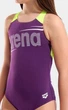 Купальник слитный для девушек Arena BOLD SWIMSUIT V BACK фиолетовый Дит 128 см - изображение 3