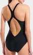 Купальник слитный для женщин Arena DUOGRAF SWIMSUIT V BACK черный, серый 46 - изображение 5