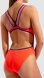 Купальник слитный для женщин Arena DUOGRAF SWIMSUIT V BACK коралловый 36 - изображение 5