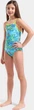 Купальник закритий для дівчат Arena STARS SWIMSUIT LIGHT DROP BACK блакитний Діт 116 см - зображення 2