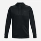 Спортивна кофта флісова чоловіча утеплена Under Armour Armour Fleece Fz Hoodie 1373357-001 M Чорна (2009000384556) - зображення 5