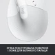 Мишка Logitech Lift Vertical Ergonomic Wireless/Bluetooth for Business Off-white (910-006496) - зображення 3