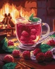 Картина за номерами Ideyka Малиновий чай 40х50 см (4823104387053) - зображення 1