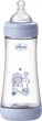 Butelka do karmienia Chicco Perfect 5 ze smoczkiem silikonowym 4+ miesięcy 300 ml Niebieska (8058664181049) - obraz 1