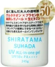 Увлажняющий крем-гель для комплексного ухода за лицом и телом Kor Japan Shiratama Suhada UV All in One Gel SPF50+ PA++++ 245 г (4571365224050) - изображение 1