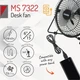 Вентилятор настольный Mesko MS 7322 4.5 Вт, USB, 15 см, черный - изображение 11