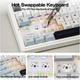 Клавиатура AULA F75 White-Blue Игровая Беспроводная Механическая. 2.4G/Bluetooth/Провод - изображение 4