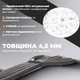 Еспандер-петля (гумка для фітнесу і кроссфіту) PowerPlay 4116 Double Colors Чорно/Сіра (2-7 кг) 5291424 - изображение 2