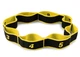 Еспандер з петлями для розтяжки PowerPlay PP_4311 Fitness Band Жовта (88*4см.) 5291630 - изображение 1